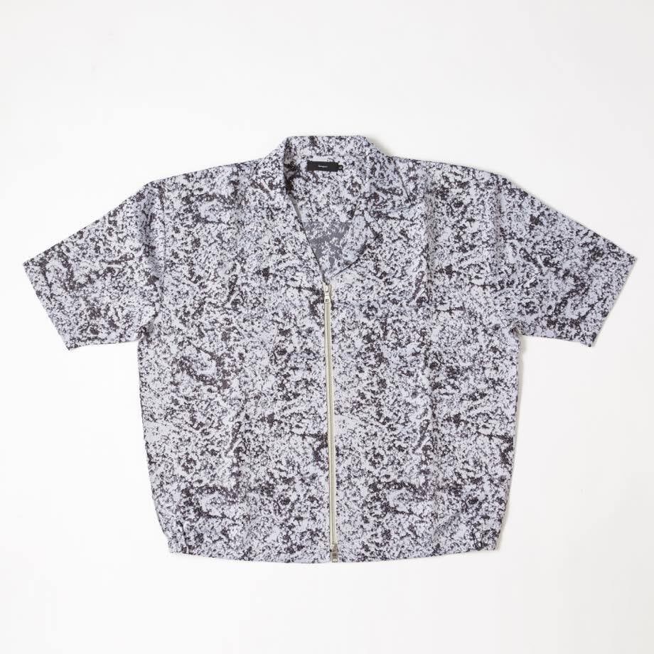 harapeco ジャガード Jacquard Shirts-ブラック | harapeco Store