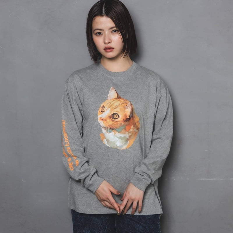 Okami Long Sleeve Tee(nihiki)-ブラック | harapeco S