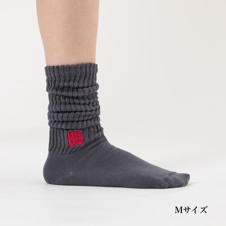HPCO LONG SOCKS - チャコールグレー