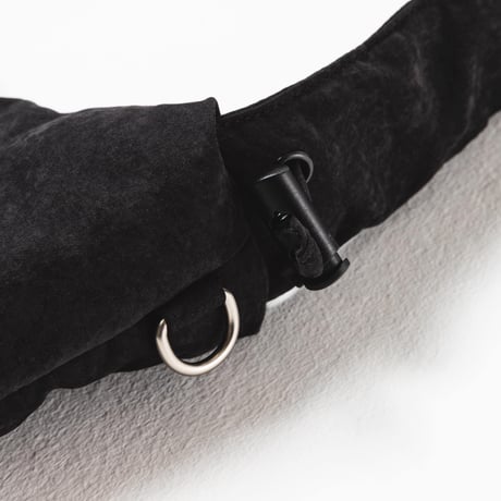 Suede Cloud ShoulderBag - ブラック