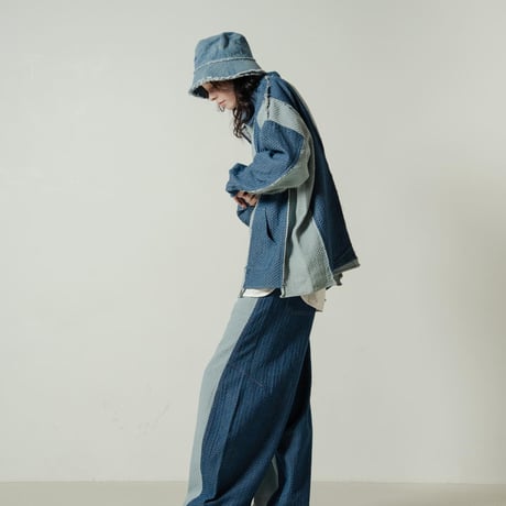 Rebuild Denim Pants - ブルー