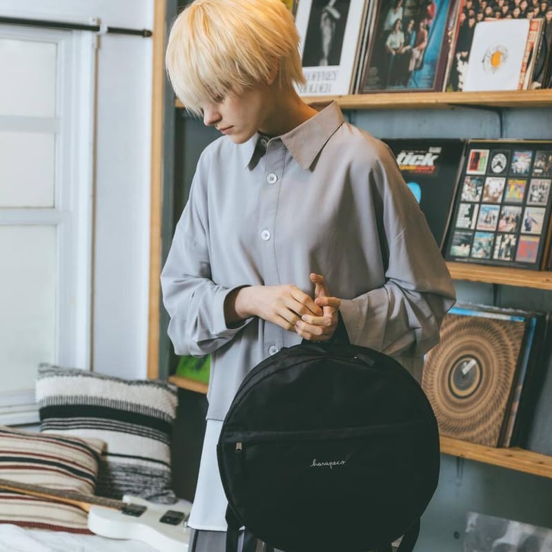 Circle Backpack-ブラック | harapeco Store