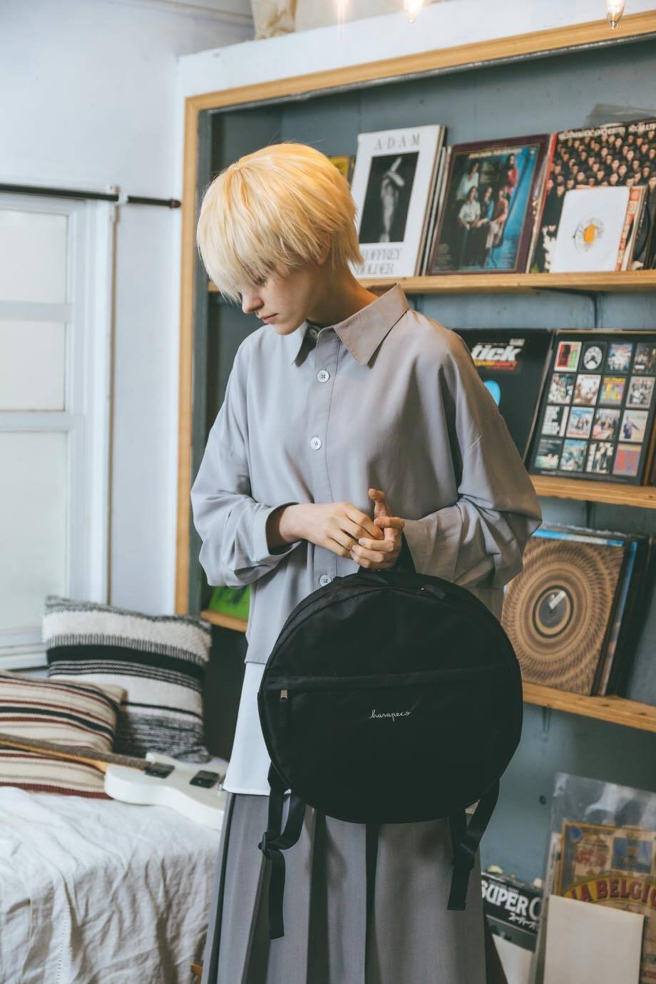 Circle Backpack-ブラック | harapeco Store