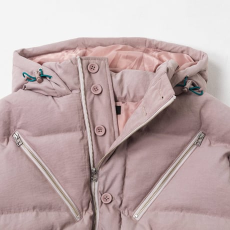 Down Jacket-ピンクベージュ