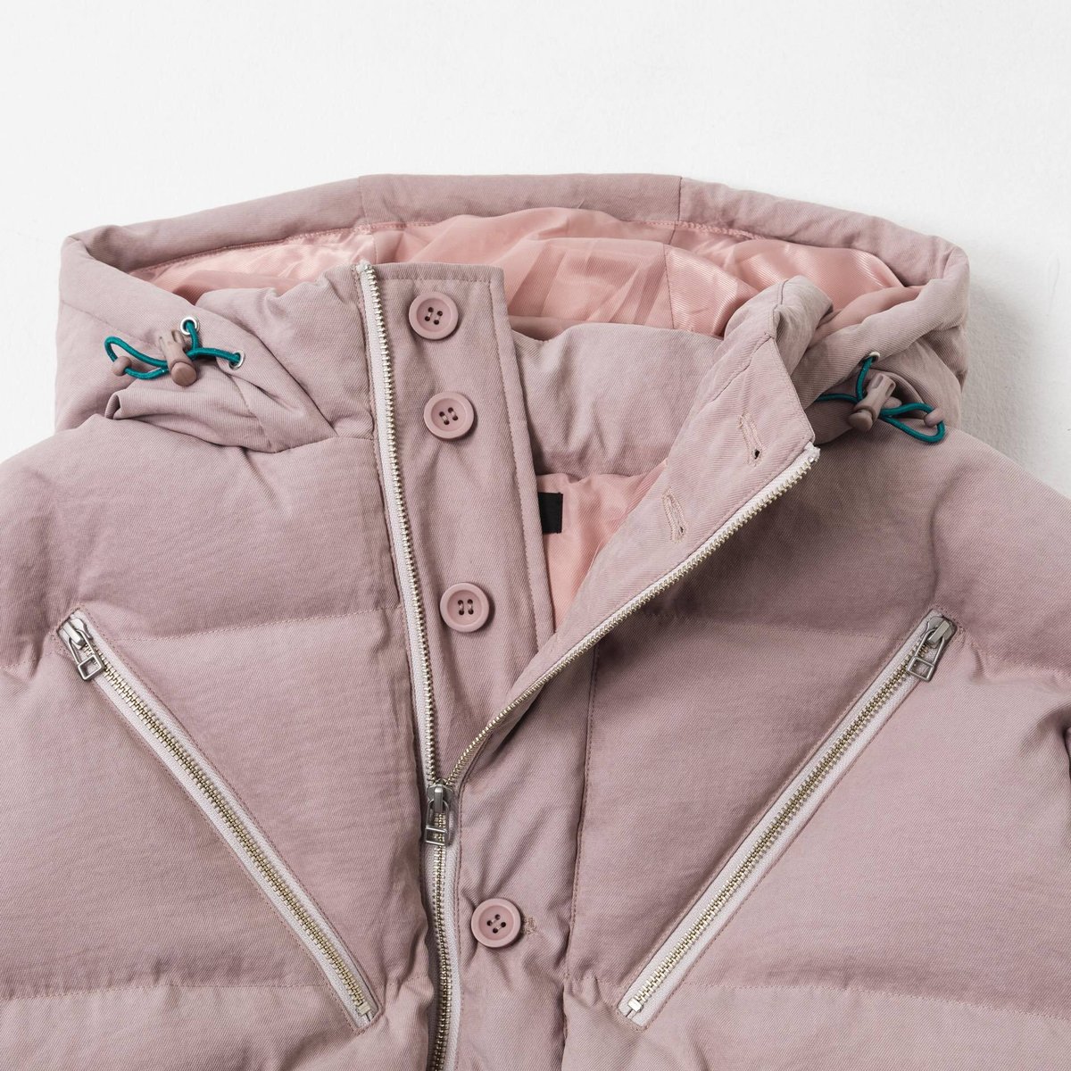 Down Jacket-ピンクベージュ | harapeco Store