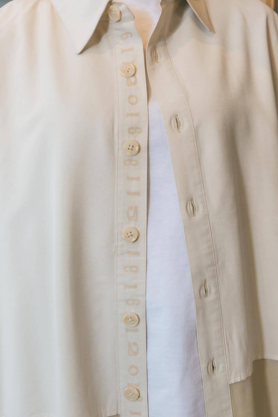 Layered Shirts-ベージュ | harapeco Store