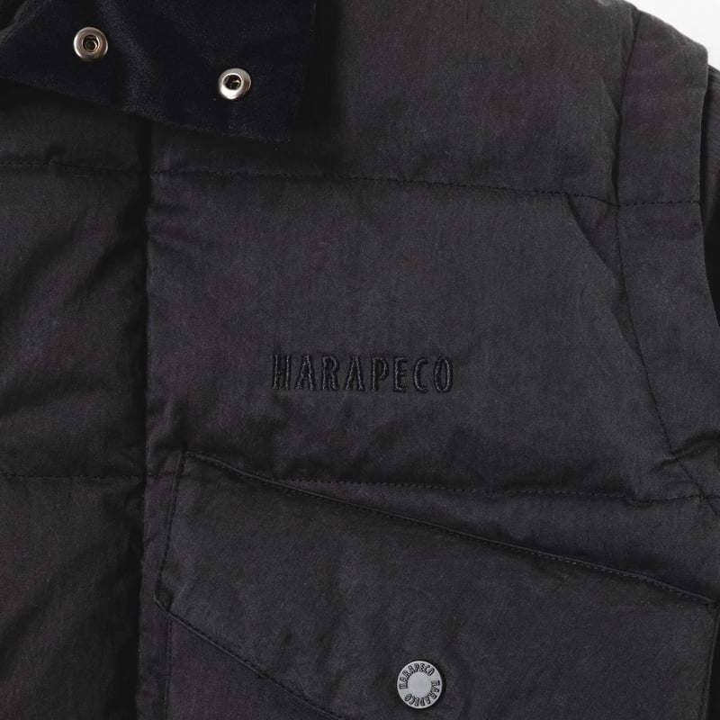 Stand Collar Down Jacket - ブラック | harapeco Store