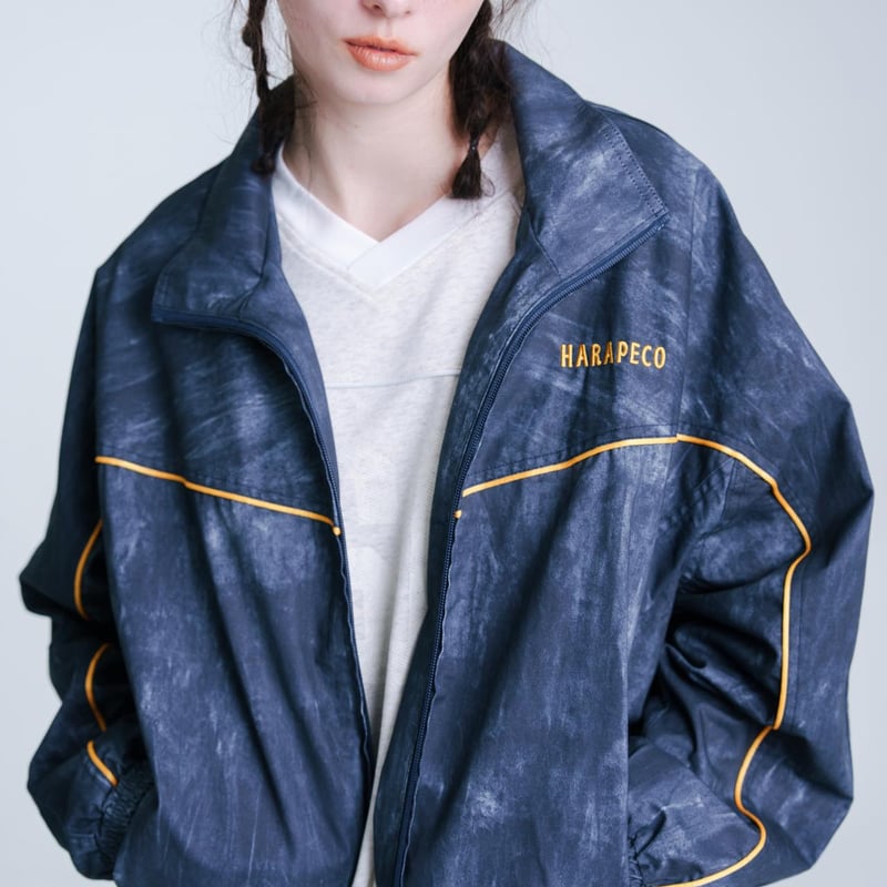 や*様 harapeco ブルゾンＭサイズ【お値下げ】 Blurred Dye Print Blouson - ブルー | harapeco Store