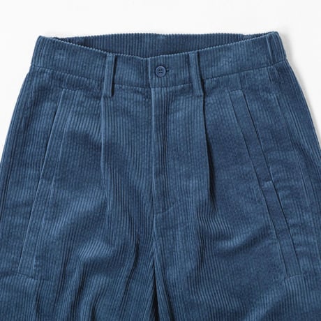 [e]Corduroy Pants-ブルー