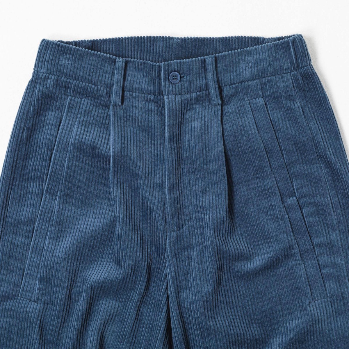 e]Corduroy Pants-ブルー | harapeco Store