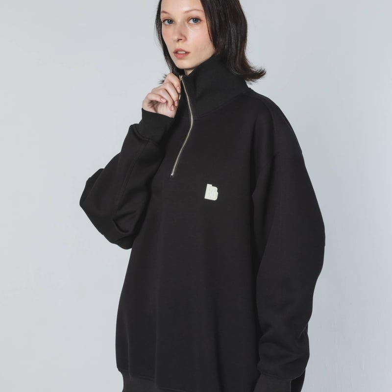 美品 deps HALF ZIP SWEAT ブラック Lサイズ 美品 deps HALF ZIP SWEAT ブラック Lサイズ
