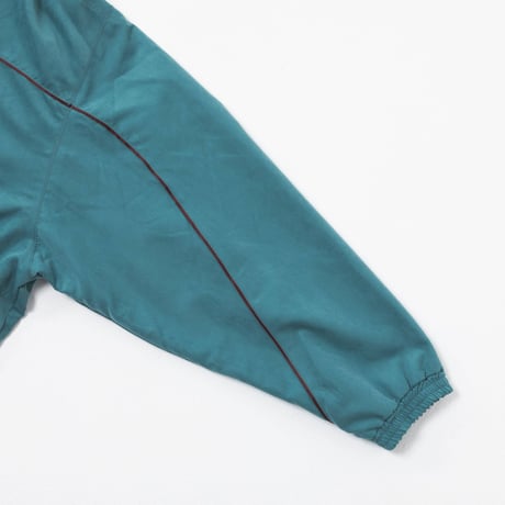 Color Suede blouson-Blue Green