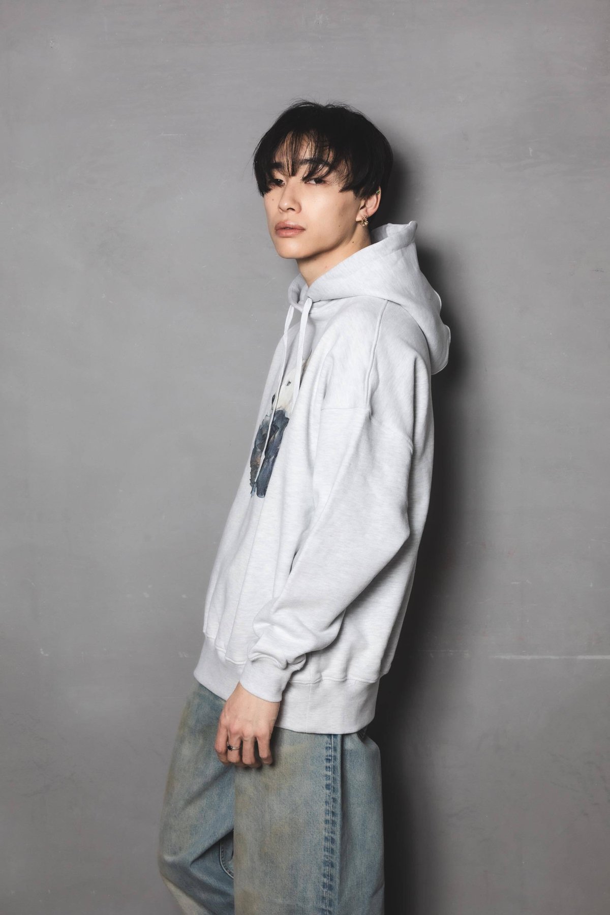 Okami Hoodie(nihiki)-ホワイト | harapeco Store