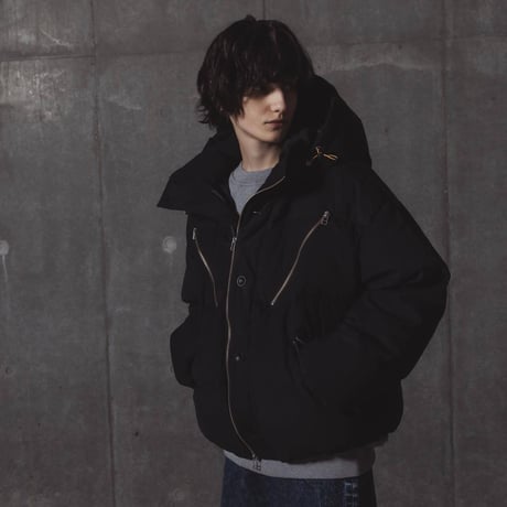 Down Jacket-ブラック