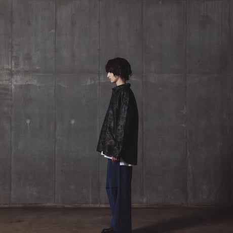 Jacquard Shirts-ブラック