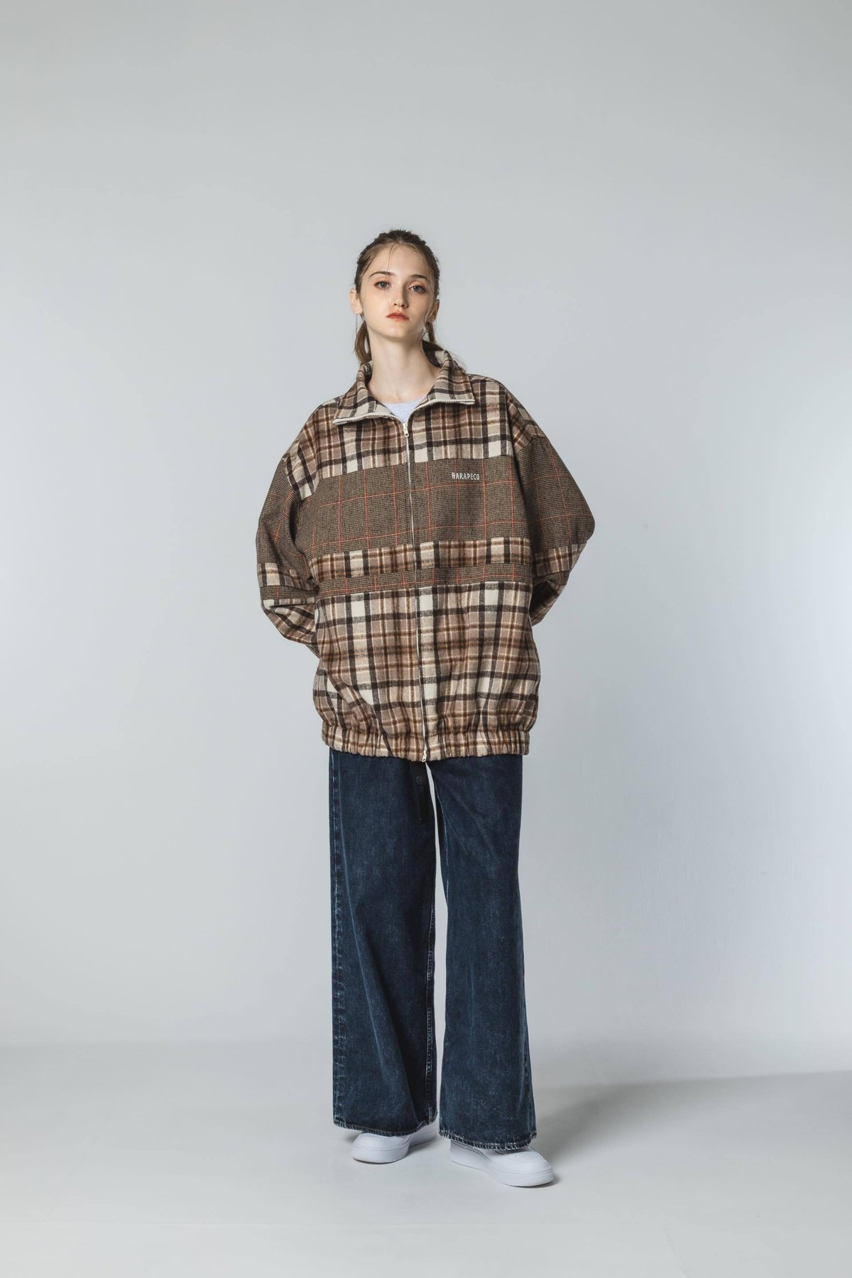 2pattern Checked Jacket - type B | harapeco Store 2pattern Checked Jacket - type B | harapeco Store
