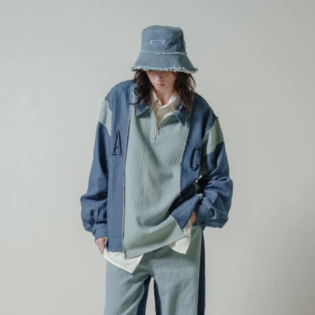 Rebuild HalfZip Denim - ブルー