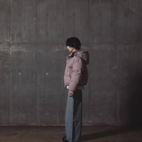 Down Jacket-ピンクベージュ