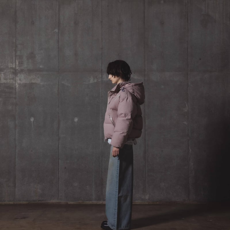 Eve着用 harapeco ダウンジャケット ピンクベージュ L Down Jacket-ピンクベージュ | harapeco Store