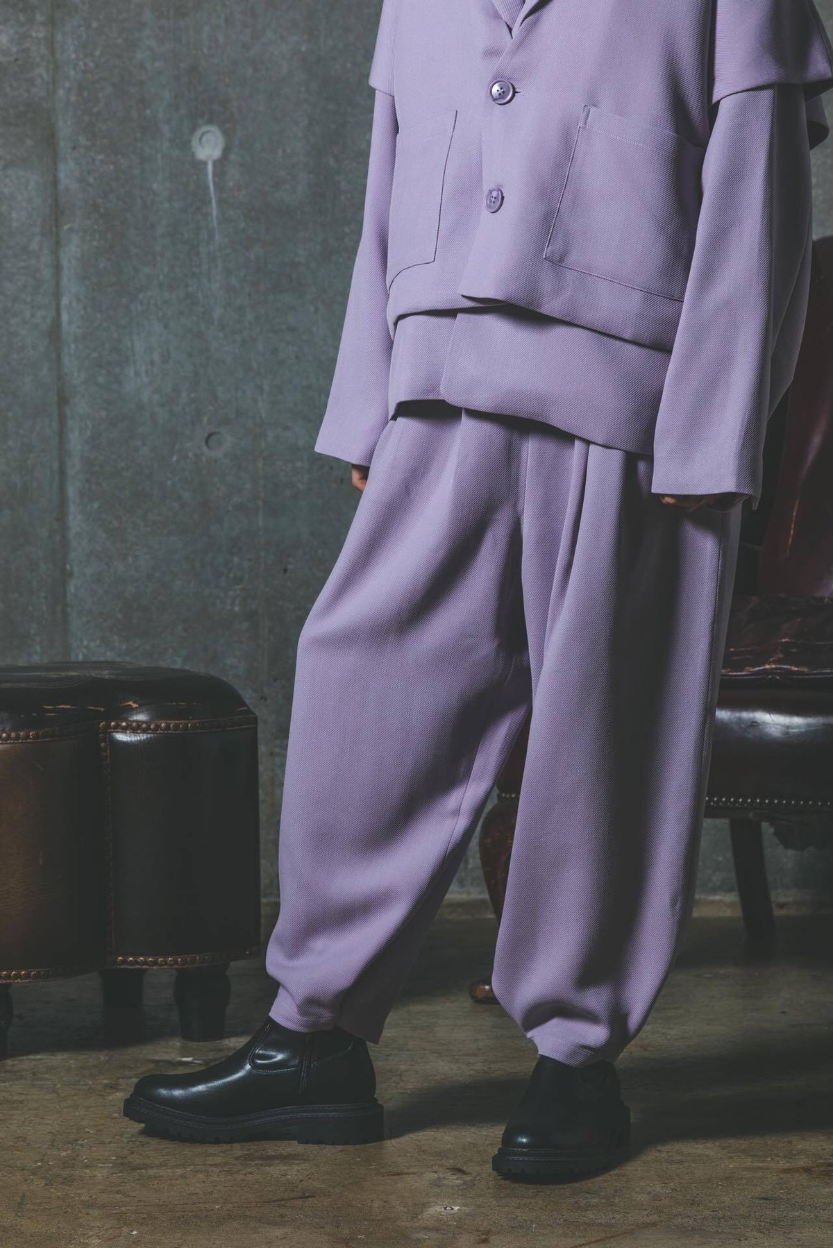 harapeco Three-piece suit 3点セット Three-piece suit Pants-ライトパープル | harapeco Store