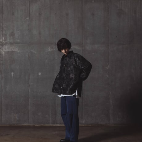 Jacquard Shirts-ブラック