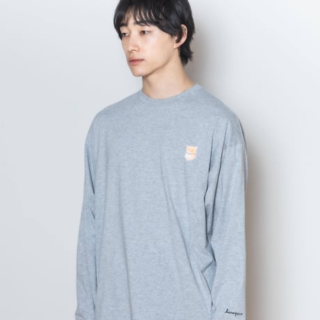 Neko Long Sleeve Tee  [MabushiiNeko]  - ホワイト