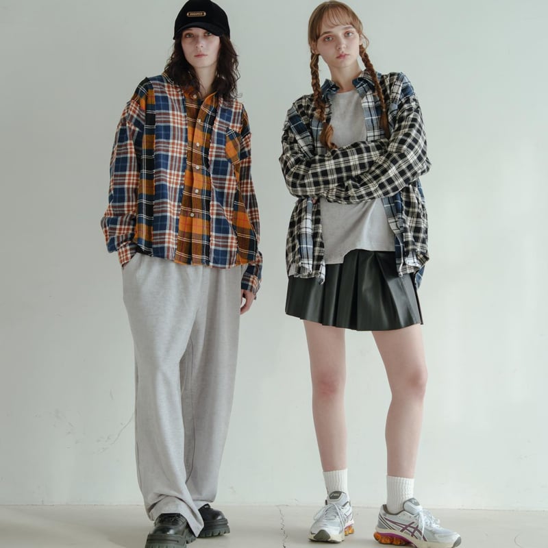 harapeco Rebuild Shirts - ブルー M Rebuild Shirts - ブルー | harapeco Store