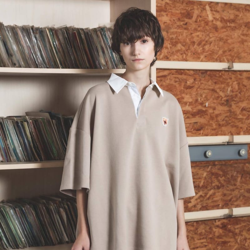 はらぺこ商店 Neko Polo(Akubi)-ベージュ Neko Polo(Akubi)-ベージュ | harapeco Store