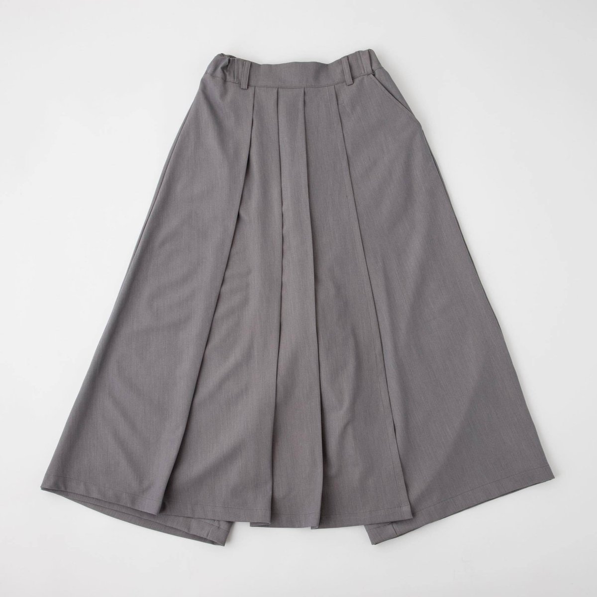 harapeco Wrap Wide Pants グレー L はらぺこ商店