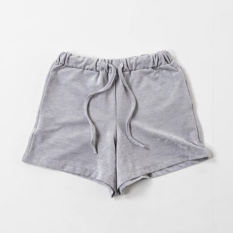 Luxe Velour Relax Short Pants - ライトグレー