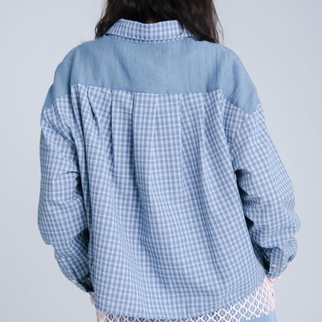 Seersucker Shirts - ブルー