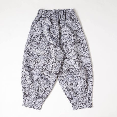 Jacquard Tapered Pants-ブラック