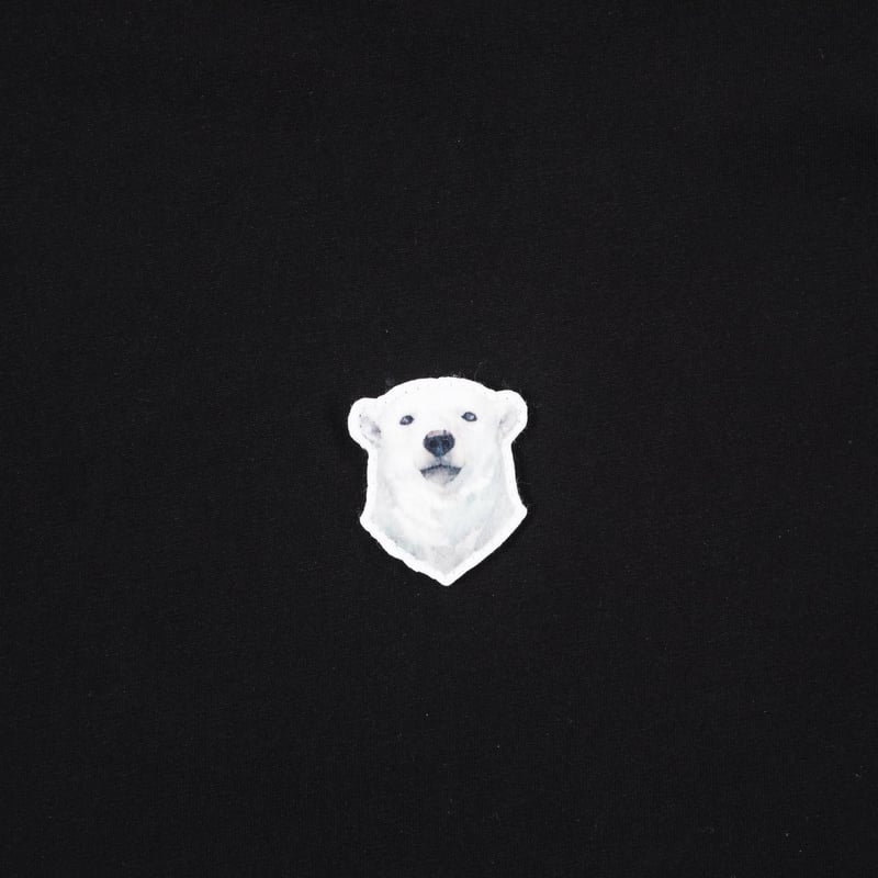 ShiroKuma Long Sleeve Tee - ブラック | harapeco Store