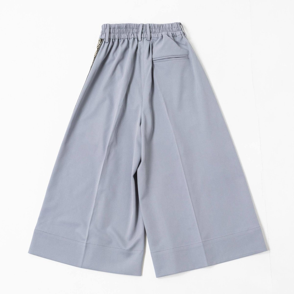 harapeco商店23AW 「Center Press Wide-Pants」 Center Press Wide-Pants(23ver.)-ブラック | harapeco