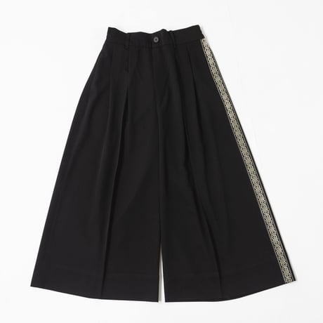 Center Press Wide-Pants(23ver.)-ブラック