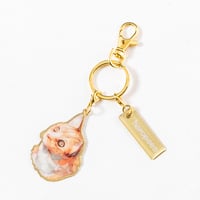 Neko Keychain(ziitto)-ゴールド(ziitto)