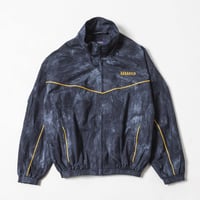 Blurred Dye Print Blouson - ブルー