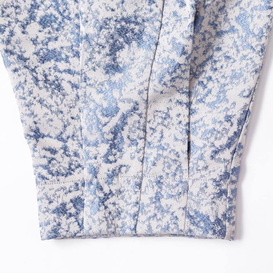 Eve はらぺこ商店 Jacquard Tapered Pants-ブルー Eve はらぺこ商店 Jacquard Tapered Pants-ブルー Eve はらぺこ商店