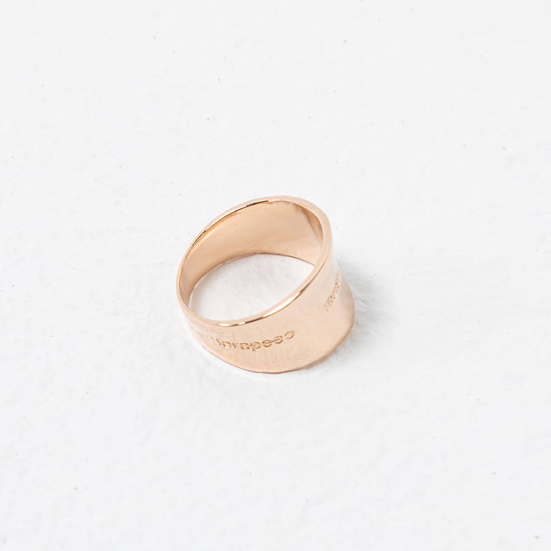 ミュージシャン Eve harapeco Ring Pink Gold harapeco-Ring-Pink Gold | harapeco Store
