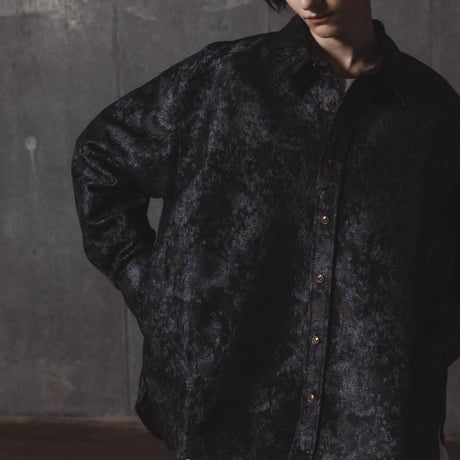 Jacquard Shirts-ブラック
