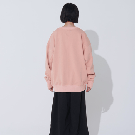 LOGO SWEAT-ピンク