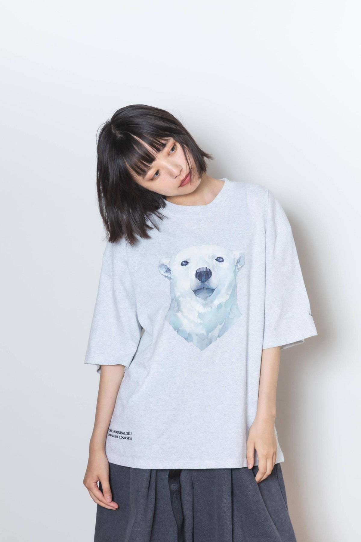 ShiroKuma Tee - ホワイト | harapeco Store
