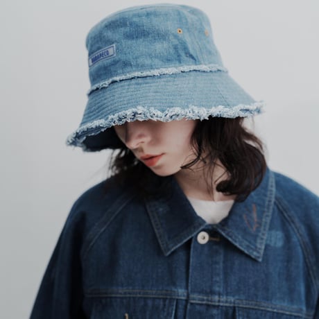 DENIM HAT - ブルー