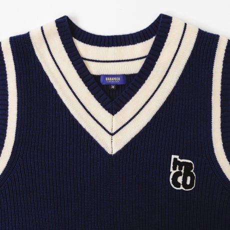 Knit Vest - ネイビー