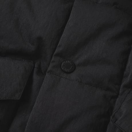 Stand Collar Down Jacket - ブラック