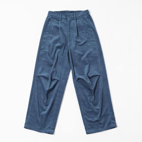 [e]Corduroy Pants-ブルー