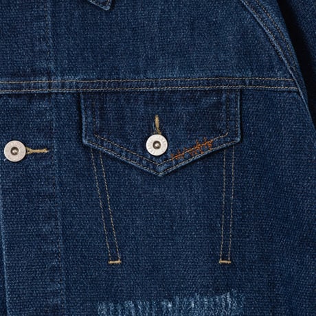 DENIM JACKET - ブルー
