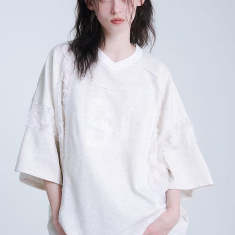 Panel Jersey Tee - ホワイト