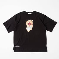 Neko Tee （Akubi）-ブラック