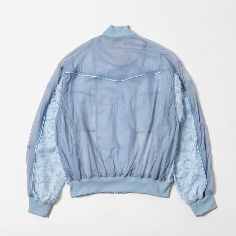 Sheer Blouson - スカイブルー | harapeco Store